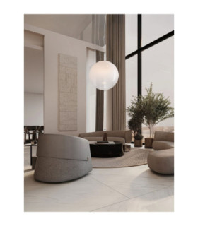 Bolita Globe Pendant Ceiling Light White Sandy White Triac Dimmable LED 15W 900lm 3000K-2