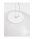 Bolita Globe Pendant Ceiling Light White Sandy White Triac Dimmable LED 15W 900lm 3000K-5