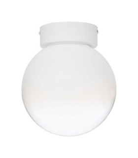 Bolita Globe Ceiling Light White Sandy White Triac Dimmable LED 7W 420lm 3000K-1