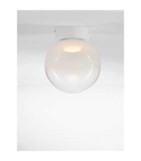 Bolita Globe Ceiling Light White Sandy White Triac Dimmable LED 7W 420lm 3000K-2