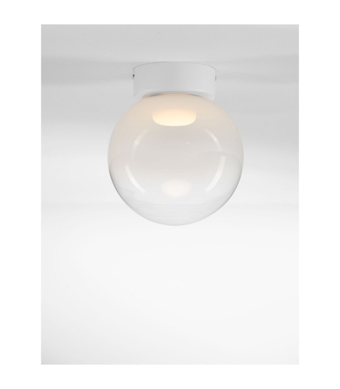 Bolita Globe Ceiling Light White Sandy White Triac Dimmable LED 7W 420lm 3000K-2
