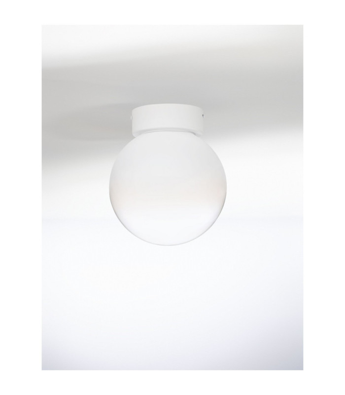 Bolita Globe Ceiling Light White Sandy White Triac Dimmable LED 7W 420lm 3000K-3