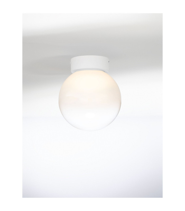 Bolita Globe Ceiling Light White Sandy White Triac Dimmable LED 7W 420lm 3000K-4