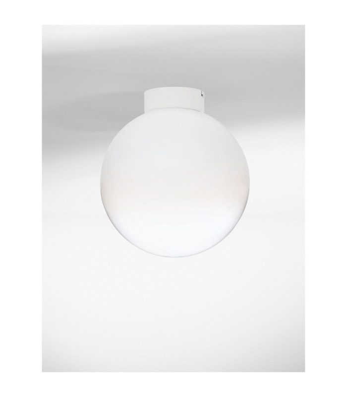 Bolita Globe Ceiling Light White Sandy White Triac Dimmable LED 9W 540lm 3000K-3