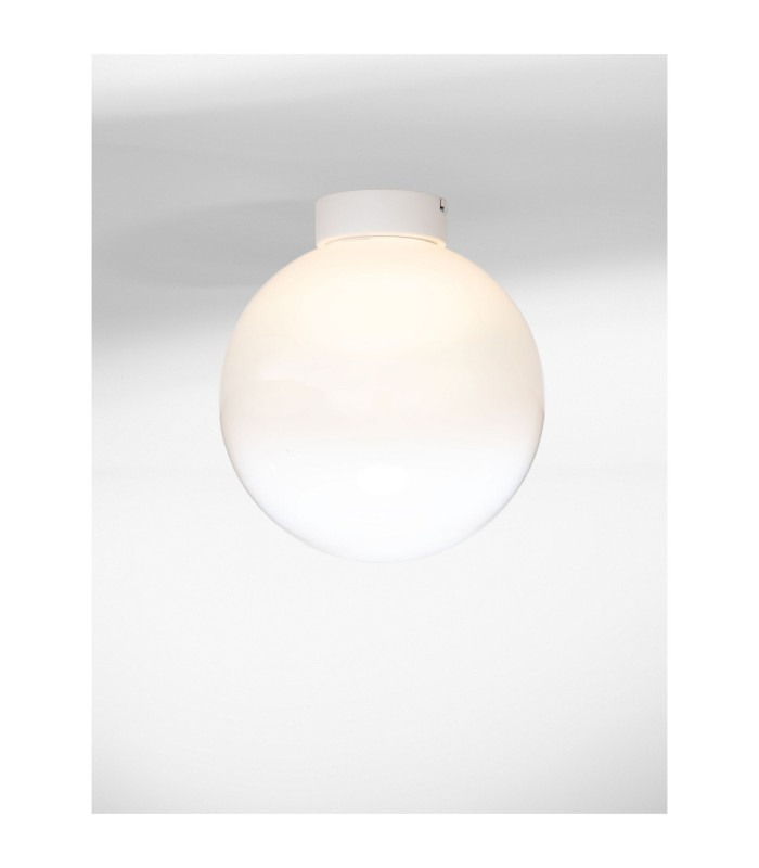 Bolita Globe Ceiling Light White Sandy White Triac Dimmable LED 9W 540lm 3000K-4