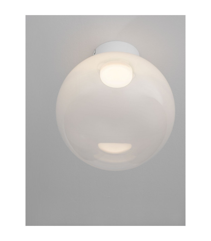 Bolita Globe Ceiling Light White Sandy White Triac Dimmable LED 9W 540lm 3000K-5