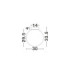 Bolita Globe Ceiling Light White Sandy White Triac Dimmable LED 9W 540lm 3000K-6