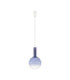 Nostos Globe Pendant Ceiling Light Blue Gold Matt White Triac Dimmable LED 6W 330lm 3000K-1