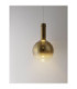 Nostos Globe Pendant Ceiling Light Gold Matt White Triac Dimmable LED 6W 330lm 3000K-7