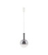 Nostos Globe Pendant Ceiling Light Smokey Gold Matt White Triac Dimmable LED 6W 330lm 3000K-1