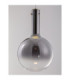Nostos Globe Pendant Ceiling Light Smokey Gold Matt White Triac Dimmable LED 6W 330lm 3000K-5