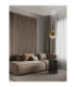 Nostos Globe Pendant Ceiling Light Gold Matt White Triac Dimmable LED 8W 440lm 3000K-2
