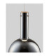 Nostos Globe Pendant Ceiling Light Smokey Grey Gold Matt White Triac Dimmable LED 8W 440lm 3000K-2