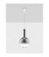 Nostos Globe Pendant Ceiling Light Smokey Grey Gold Matt White Triac Dimmable LED 8W 440lm 3000K-4