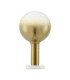 Nostos Globe Table Lamp Gold Matt White Touch Dimmable LED 3W 165lm 3000K-1