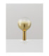 Nostos Globe Table Lamp Gold Matt White Touch Dimmable LED 3W 165lm 3000K-4