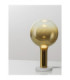 Nostos Globe Table Lamp Gold Matt White Touch Dimmable LED 3W 165lm 3000K-5