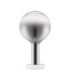 Nostos Globe Table Lamp Smokey Grey Gold Matt White Touch Dimmable LED 3W 165lm 3000K-1