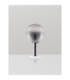 Nostos Globe Table Lamp Smokey Grey Gold Matt White Touch Dimmable LED 3W 165lm 3000K-3