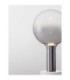 Nostos Globe Table Lamp Smokey Grey Gold Matt White Touch Dimmable LED 3W 165lm 3000K-5