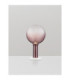 Nostos Globe Table Lamp Brown Gold Matt White Touch Dimmable LED 3W 341lm 3000K-4