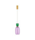 Pluma Slim Pendant Ceiling Light Glossy Purple Gold LED 5W 450lm 3000K-1