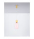 Pluma Slim Pendant Ceiling Light Glossy Yellow Pink Gold LED 5W 450lm 3000K-3