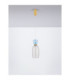 Pluma Slim Pendant Ceiling Light Glossy Light Blue Smokey Gold LED 5W 450lm 3000K-3