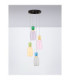 Pluma Cluster Pendant Ceiling Light Glossy Purple Yellow Pink Green Blue Smokey Gold LED 20W 1800lm 3000K-4