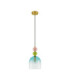 Murano Dome Pendant Ceiling Light Glossy Light Green Blue Pink Sandy Gold E14 1x5W-1