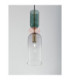 Murano Slim Pendant Ceiling Light Glossy Dark Green Pink Light Grey Sandy Gold E14 1x5W-2