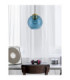 Midori Dome Pendant Ceiling Light Dark Blue Brass Gold E27 1x12W-2