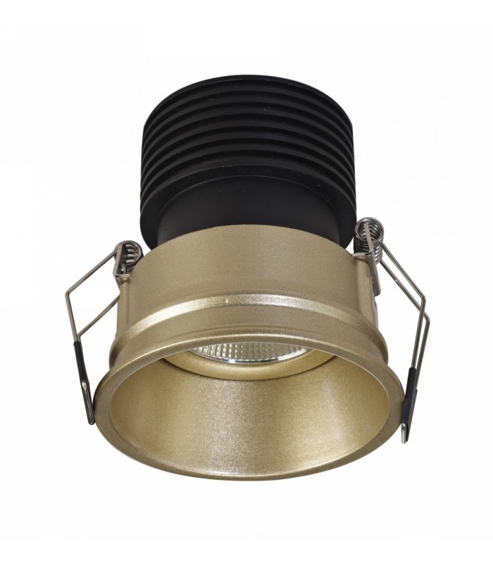 LED Recessed Tiltable Downlight, Gold, 40 deg. Beam Angle, 840lm, 5000K, IP20, DRIVER NOT INC. - 6