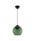 Midori Dome Pendant Ceiling Light Dark Green Matt Black E27 1x12W-1