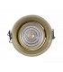 LED Recessed Tiltable Downlight, Gold, 40 deg. Beam Angle, 840lm, 5000K, IP20, DRIVER NOT INC. - 7