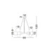 Odillia Globe Pendant Ceiling Light Smokey Matt Black LED G9 11x5W-7