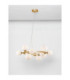 Odillia Globe Pendant Ceiling Light Opal Matt Gold LED G9 11x5W-2