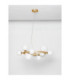 Odillia Globe Pendant Ceiling Light Opal Matt Gold LED G9 11x5W-4