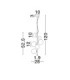 Odillia Globe Pendant Ceiling Light Opal Matt Gold LED G9 6x5W-5