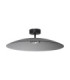 Polifemo Bowl Semi Flush Ceiling Light Smokey Sandy Black LED 17W 1360lm 3000K-1