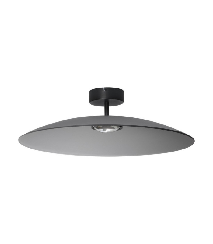 Polifemo Bowl Semi Flush Ceiling Light Smokey Sandy Black LED 17W 1360lm 3000K-1