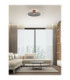 Polifemo Bowl Semi Flush Ceiling Light Smokey Sandy Black LED 17W 1360lm 3000K-2