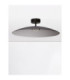 Polifemo Bowl Semi Flush Ceiling Light Smokey Sandy Black LED 17W 1360lm 3000K-3