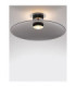 Polifemo Bowl Semi Flush Ceiling Light Smokey Sandy Black LED 17W 1360lm 3000K-5
