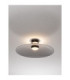 Polifemo Bowl Semi Flush Ceiling Light Smokey Sandy Black LED 17W 1360lm 3000K-6