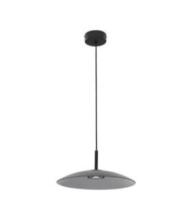 Polifemo Dome Pendant Ceiling Light Smokey Sandy Black LED 12W 1040lm 3000K-1