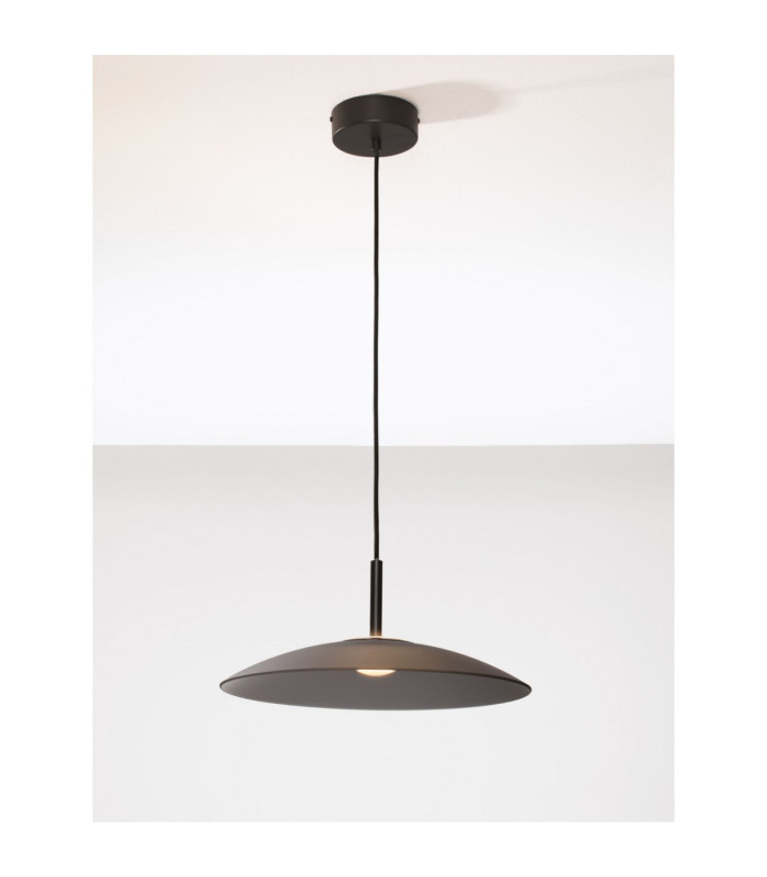 Polifemo Dome Pendant Ceiling Light Smokey Sandy Black LED 12W 1040lm 3000K-5