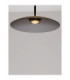 Polifemo Dome Pendant Ceiling Light Smokey Sandy Black LED 12W 1040lm 3000K-7