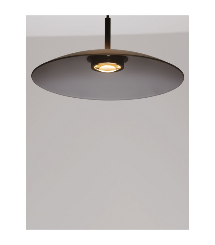 Polifemo Dome Pendant Ceiling Light Smokey Sandy Black LED 12W 1040lm 3000K-7