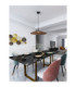 Polifemo Dome Pendant Ceiling Light Mocha Brown Sandy Black LED 17W 1360lm 3000K-2